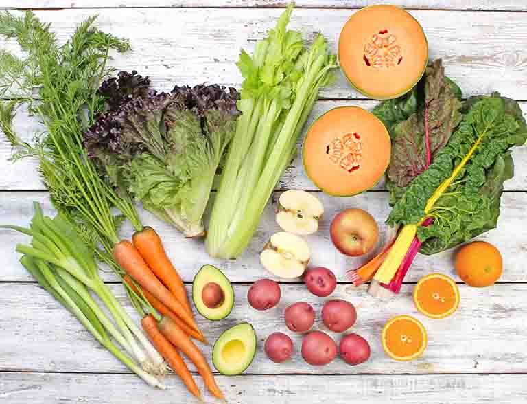 Mixed Fruit And Vegetables